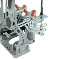 Pedalbox Kit Car podlahová montáž s opěrkou nohou RacingPedalBoxes – Šedá-4