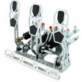 Pedalbox Kit Car podlahová montáž s opěrkou nohou RacingPedalBoxes – Šedá-1