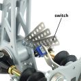 Brzdový pedál Formula Student pro dvojité hlavní válce podlahová montáž RacingPedalBoxes-3