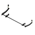 Billet Front Sway Bar Kit Trapezoid Style Restomotive for Ford Mustang 1964-1968-5