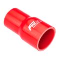 Rovná silikonová redukce 60/83mm Červená-2