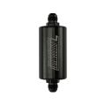 Průtokový palivový filtr Turbosmart 8AN 10 um černý-1