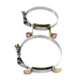 Stainless Steel Bottle Brackets for 10Lb / 15Lb Aluminum Bottles Nitrous Express NX 11106-1