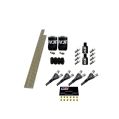4-Cyl Shark Plumb kit with 2 Solenoids and 75Hp Jets Nitrous Express NX 13393-1