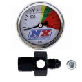 N2O Flo-Thru Pressure Gauge 6AN 0-1500 PSI Nitrous Express NX 15510-1