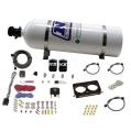 4 Valve Nitrous Plate System-Stock Throttle Body with 15Lb Bottle for Ford Nitrous Express NX 20950D-15-1