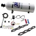 Dry Direct Port Plate System with 15Lb Bottle for Ford Coyote Engine Nitrous Express NX 20957-15-1
