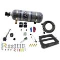 4500 Conventional Plate System Gasoline Stage 6 50-300Hp with 12Lb Carbon Bottle Nitrous Express NX 30070-12-1