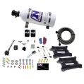 Dual 4150 Conventional Plate System Gasoline Stage 6 50-300Hp with 5Lb Bottle Nitrous Express NX 30240-05-1