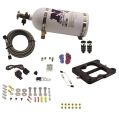 Q-Jet Holley Spreadbore Hitman Nitrous System 100-150-200Hp with 10Lb Bottle Nitrous Express NX 40080-10-1