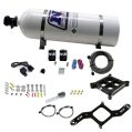 4150 Billet Crossbar Plate System Single Stage 50-300Hp with 15Lb Bottle Nitrous Express NX 63040-15-1