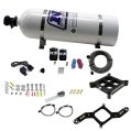 4150 Billet Crossbar Plate System Single Stage 250-750Hp with 15Lb Bottle Nitrous Express NX 63840-15-1