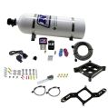 4150 Billet Crossbar Plate System Single Stage 250-650Hp with 15Lb Bottle Nitrous Express NX 63940-15-1