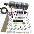 8 Cylinder S.T.D Annular Nozzle Direct Port 4 Solenoids Carburted Applications with 12Lb Carbon Bottle Nitrous Express NX 80018-12-1