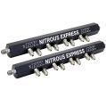 Injection Rails with Fittings 2 Double Hole Rails Nitrous Express NX 90001-1