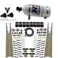 Four Stage 8-Cyl Dry Direct Port Nitrous System 10LB Nitrous Express NX 93306-10-1