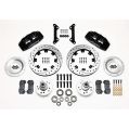 Wilwood 140-10738 Forged Dynapro 6 Hub Přední brzdová sada 12.19 vrtaná černá Cadillac Chevrolet GMC Pontiac-2