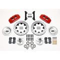 Wilwood 140-10738 Forged Dynapro 6 Hub Přední brzdová sada 12.19 vrtaná červená Cadillac Chevrolet GMC Pontiac-2