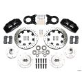 Wilwood 140-12947-D Forged Dynapro 6 Kovaný přední brzdový kit 12.19 vrtaný černý Ford-2