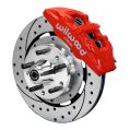 Wilwood 140-12947-DR Forged Dynapro 6 Kovaný přední brzdový kit 12.19 vrtaný červený Ford-1