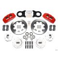 Wilwood 140-12947-R Forged Dynapro 6 Kovaný přední brzdový kit 12.19 červený Ford-2