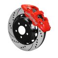 Wilwood 140-13886-DR AERO6 Big Brake Kovaný přední brzdový kit 14.00 vrtaný červený Ford-1