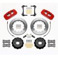 Wilwood 140-13886-R AERO6 Big Brake Kovaný přední brzdový kit 14.00 červený Ford-2
