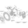 Wilwood 140-13888-D AERO4-MC4 Big Brake Parking Kovaný zadní brzdový kit 14.00 vrtaný černý Ford-3