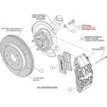 Wilwood 140-17275-D AERO6-DM Direct-Mount Truck Front Brake Kit 13.38 Drilled Black for Jeep-3