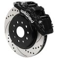 Wilwood 140-17275-D AERO6-DM Direct-Mount Truck Front Brake Kit 13.38 Drilled Black for Jeep-1