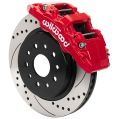 Wilwood 140-17275-DR AERO6-DM Direct-Mount Truck Front Brake Kit 13.38 Drilled Red for Jeep-1