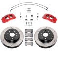 Wilwood 140-17275-R AERO6-DM Direct-Mount Truck Front Brake Kit 13.38 Red for Jeep-2