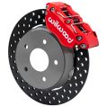 Wilwood 140-17568-DR NDPR přední UTV brzdová sada Vrtaná Červená Polaris RZR-1