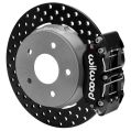 Wilwood 140-17735-D NDPR zadní UTV brzdová sada vrtaná Černá Polaris RZR-1