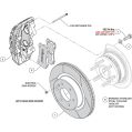 Wilwood 140-17956 AERO4-DM Direct-Mount zadní brzdový kit 13.25 Mercedes Benz Sprinter 2022-2024 AWD-3