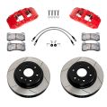Wilwood 140-17956-R AERO4-DM Direct-Mount zadní brzdový kit červený 13.25 Mercedes Benz Sprinter 2022-2024 AWD-2