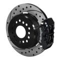 Wilwood 140-7141-D Forged Dynalite Kovaný zadní brzdový kit 12.19 vrtaný černý-1