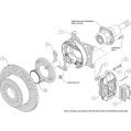 Wilwood 140-9282-R Forged Dynalite Rear Parking Brake Kit 12.19 Red-3