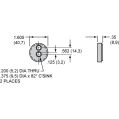 Brzdové desky Wilwood 150-1251K BP-10 4009 Street Performance Racing Pads .35-2