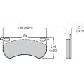 Brzdové desky Wilwood 150-15756K CM Composite Metallic 9115 Power Sports Industrial Pads .57-1
