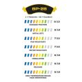 Brzdové desky Wilwood 150-28-7812K BP-28 7812 High-Temperature Racing Pads .49-3