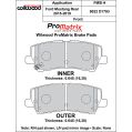 Brzdové desky Wilwood 150-30-D1793K BP-30 D1793 High-Temperature Racing Pads .645-2