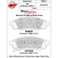 Brzdové desky Wilwood 150-D0376K PM ProMatrix D376 Street Performance Racing Pads .68-2