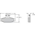 Brzdové desky Wilwood 150-D0413KPM ProMatrix D413 Street Performance Racing Pads .53-2