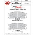 Brzdové desky Wilwood 150-D0508K PM ProMatrix D508 Street Performance Racing Pads .54-2