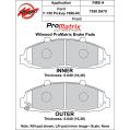 Brzdové desky Wilwood 150-D0679K PM ProMatrix D679 Street Performance Racing Pads .64-2