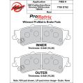 Brzdové desky Wilwood 150-D0792K PM ProMatrix D792 Street Performance Racing Pads .64-2