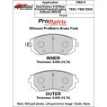 Brzdové desky Wilwood 150-D0929K PM ProMatrix D929 Street Performance Racing Pads .66-2