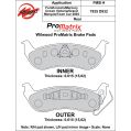 Brzdové desky Wilwood 150-D0932K PM ProMatrix D932 Street Performance Racing Pads .62-2