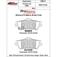 Brzdové desky Wilwood 150-D1352K PM ProMatrix D1352 Street Performance Racing Pads .615-2